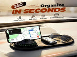 Mobile Phone Bracket Anti-Slip Mat, Multifunction Car Dashboard Mat with Temporary Parking Number, V1258-DP02-F-16