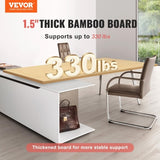 VEVORBambo o Table Top, 180 x 73.7 x 3.8 cm, 150 kg Load Capacity, Universal Solid One-Piece Bamboo V952-GZTZMSMB7230GBMW8V0