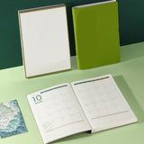 2026 Weekly Monthly Planner Dated Page PU Leather Academic Planner Notebook with Ribbon Bookmarks V1192-AZ-W-23279