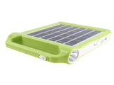 Portable Solar Camping Lantern LED Light Rechargeable 1200mAh Battery Green V1294-YM0901-3117250047311