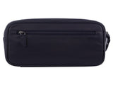 Pierre Cardin Mens Leather Organizer Bag Toiletry Case - Navy V563-PC3505-NAVY