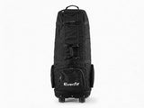 Everfit Golf Travel Bag Flight Cover Foldable Soft Case Wheels Black GOLF-B-BAG-TRAVEL-BK