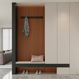 2 Pack Peel and Stick Oak Wood Slat Feature Panels 300x40cm Each DIY TV Headboard PVC Decor V1188-ZXY-131-791