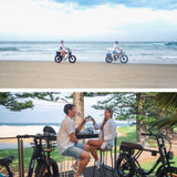 VALK Nomad Electric Fat Tyre Bike, 500W, 45km/hr, Throttle ebike, 20x4" Kenda Tyres, Shimano 7 spd, V219-BIKSRFVAS5KBA