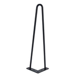 4Pcs Black Iron Table Desk Legs Home Accessories for DIY Handcrafts Furniture 16inch V1294-YM0901-JY01801-03