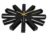 Living Room Clock Stainless Steel Silent Movement Creativity Wall Clock Modern DecorBlack V1294-YM0523-3115210218411