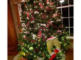 Christmas Thief Stolen Burlap Wreath Garland Home Ornament Party Decoration-40*50cm V1263-JX-1021
