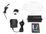 16W Fiber Optic Light RGBW Remote Lighting for Bluetooth APP Control 0.75mm X 2m KTV Bar Decor V1294-YM0901-3119200151611