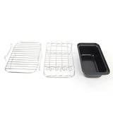 Fryer Accessories Set Grill Rack with Skewer Liners Silicone Brush Food Tong Fryer Cake Pan V1294-YM0901-3118240272211
