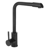 G1/2 Thread Wash Basin Sink Water Faucet Hot and Cold Water Tap for Bathrooom Kitchen Black V1294-YM0901-3112210014911
