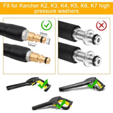 Replacement High Pressure Hose for Karcher K2 K3 K4 K5 K6 K7 Pressure Washer Hose, Connector & Quick V1189-LC-QP-00454