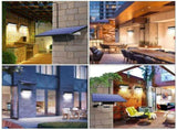 Solar Rope Pull Wall Light Outdoor Waterproof Solar Patio Wall Lamp, 1-to-2 Design with Black V1107-CS-MEUDZ22