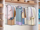 6 Pack Clear Garment Bags-40'' Long, 3 Clothes Storage Bags-35L V1259-DP01-A-4591
