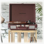 Crosley Cruiser Plus Bluetooth Turntable 3 Speed Burgundy V185-8005FBU4