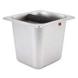 Stainless Steel Coffee Knocking Grounds Box with Rubber Rod Embeddable Coffee Dump Bin for Home V1294-YM0716-3118220123811
