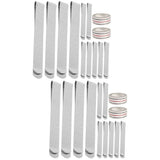 Sewing Accessories Plated Silver Stainless Steel for Fabric Holding 2Sets V1369-AZ3-W-20871