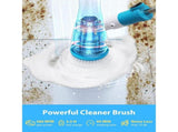 Bathroom Scrubber Electric, Shower Cleaner Electric Spin Scrubber, Long Handle Cleaning Brush for V1192-AZ-W-31102