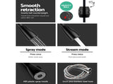 Cefito Kitchen Mixer Tap Pull Out 2 Mode Sink Faucet Basin Laundry Black TAP-A-82H11-BK