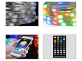 Christmas Tree LED String Lights, 10M Music Sync Bluetooth Remote Control V1263-JX-5090