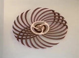 Creative Wooden Reversal Statue 3 Different Patterns Indoor Wall Decoration Wood Rotatable V1370-AZ4-05840