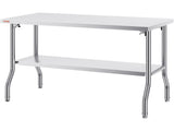 Commercial Worktable Workstation Folding Commercial Prep Table 1220x610 mm V952-CFGZT48X24YC00001V0