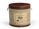 CYLINDRICAL CHATEAU OTTOMAN V742-M15716