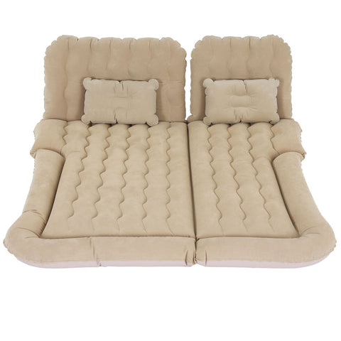 Weisshorn Car Mattress 175x130 Inflatable SUV Back Seat Camping Bed Beige CB-MT-175X130-BG