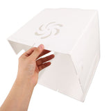 White Plastic Outdoor Pool Pump Cover with Ventilation for and Weather Resistance V1369-AZ3-W-19192