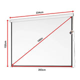100" Electric Motorised Projector Screen TV Remote V63-656034
