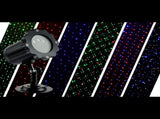 Outdoor Garden Christmas Light Projector 3 Light Colors Red Green Blue Remote Control Waterproof V1294-YM0901-L6719