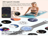 Elegant Women's Smartwatch,HD Touchscreen, Bluetooth Calls, Health Monitoring V888-ELOSUNG25995