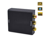 Mini HDMI-compatible 1.4b to AV 4Kx2K 1080P to 3RCA CVBS Video Audio Converter Adapter Black V1263-JX-1081