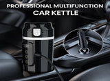 DC 12V/24V Car Travel Electric Kettle, 500ml Car Heating Mug with Anti-Spill Lid, Leak-proof, 304 V1192-AZ-W-3340