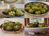 6Pack Artificial Artichoke Vegetables and Fruits for Home Wedding Party Table Decoration V1192-AZ-W-18559