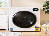 Devanti 6kg Tumble Dryer, Intelligent Touch Screen Clothes Dryer with 4 Drying Modes Stainless Steel TD-D-6KG-WH