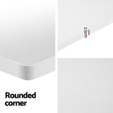 Artiss Standing Desk Motorised Dual Motor White 140CM HASD-268-BKDF-WHDB-140