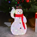 Christabelle 51cm Animated Snowman Christmas Display Multi-Colour LED Lights Xmas Decoration 112_SHE108