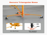 3353mm Drywall Lift, Heavy-Duty 68 kg Sheetrock Hoist with Adjustable Telescoping Arm, Lockable V952-SPSJJHS95FT1QDU00001V0