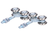 2Pcs Door Hanging Wheel Pulley Roller Glass Door Accessory for Barn Door Diameter 35mm V1294-YM0901-3114210065111