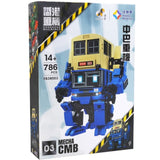 Kalos Hong Kong Machines Robot Bus Dennis Building Block Set 786pcs 14+ V185-KB38003