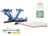 4 Color 1 Station Silk Screening Screenprint Press Screen Printing Machine V952-SYJTTSSYZZ417ZTAWV0