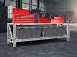 Centurion 2-Layer Work Bench 400kg - Grey BCH-2LY-GY