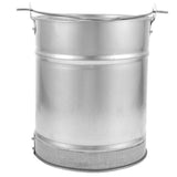Sturdy Metal Bucket, Plated Silver, Heavy Capacity with Handle for Storage V1192-AZ-W-29837