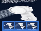 Portable Electric Outdoor Shower Kit Handheld Battery-Powered Shower Head Set for Camping, V888-ELOSUNG44637