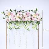 1M Artificial Flower Runner Arrangement Panel Wall Rose DIY Wedding Party Dcor V63-952131