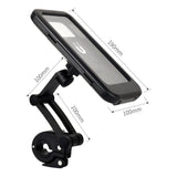 Bike Cell Phone Holder, Waterproof Smartphone Holder with Touch Screen, 360 Swivel, Height V1237-ZY-528-137