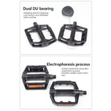 Mountain Bike Pedals, Alloy Pedals, 9/16 Inch Flat Pedals Anti-slip Waterproof Dustproof Mountain V1370-AZ4-12637
