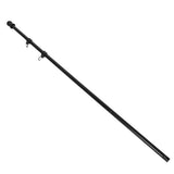 1Set Outdoor Black Metal Flag Pole for House Yard with Wind Resistant Build V1370-AZ4-14382