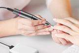 Electric Manicure Tools Kit File Machine Cordless Nail Drill Trimmer Nail Grind Trim Polish-Gray V1263-JX-7476-1