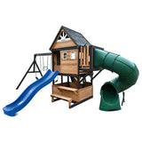 Lifespan Kids Claremont Swing Set & Play Centre with 2.2m Slide V572-LKPC-CLARE-BU